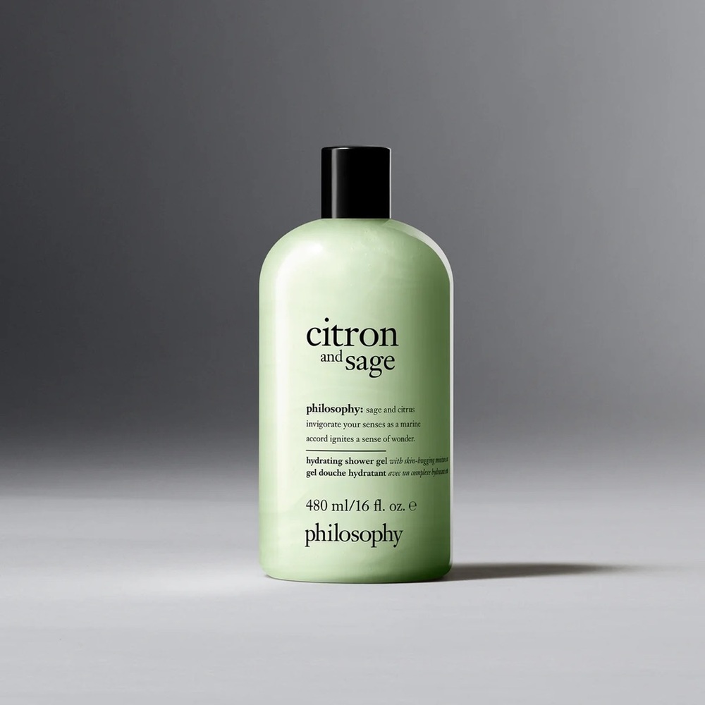 Philosophy SCENT-SATIONAL
citron and sage hydrating shower gel 16 oz